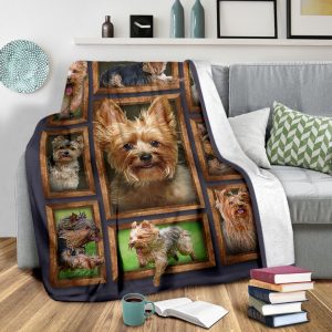 I Love My Yorkie Blanket