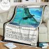 Kld 12 Eddytrail Hawk Game Mtg Magic The Gathering Fleece Blanket
