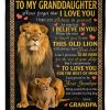 Lion King To My Granddaughter I Love You Blanket