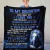 Lion To My Daughter Never Forget That I Love You Blanket