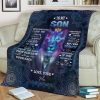 Lion To My Son I Believe In You Your Mom Full Printing Blanket