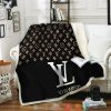 Louis Vuitton Black Fleece Blanket