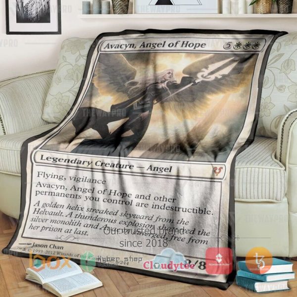 Magic The Gathering Avacyn Angel Of Hope Blanket