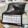 Magic The Gathering Black Cat Sherpa Blanket