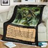 Magic The Gathering Catacomb Dragon Blanket