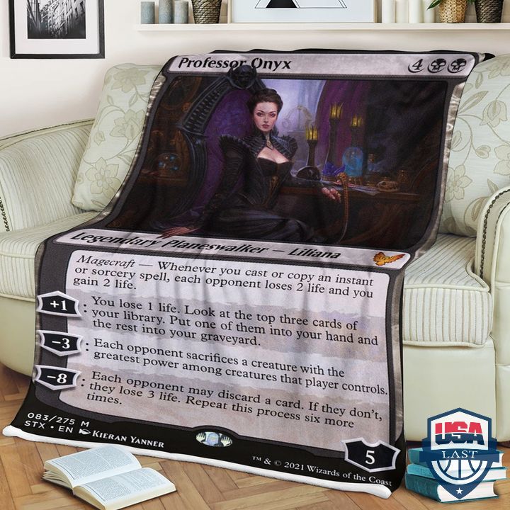Magic The Gathering Game Professor Onyx Blanket Magic The Gathering Game Professor Onyx Blanket