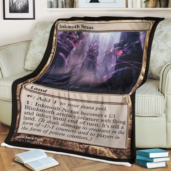 Magic The Gathering Inkmoth Nexus Blanket