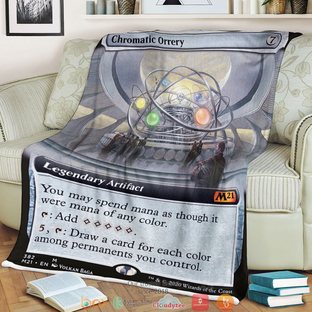 Magic The Gathering M21 382 Chromatic Orrery Blanket Magic The Gathering M21 382 Chromatic Orrery Blanket