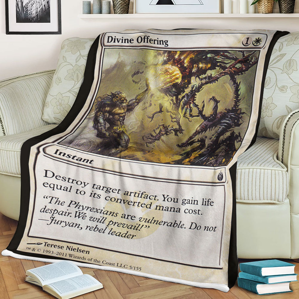 Magic The Gathering Mbs 5 Divine Offering Blanket Magic The Gathering Mbs 5 Divine Offering Blanket