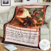 Mh1 122 Firebolt Mtg Game Magic The Gathering Blanket