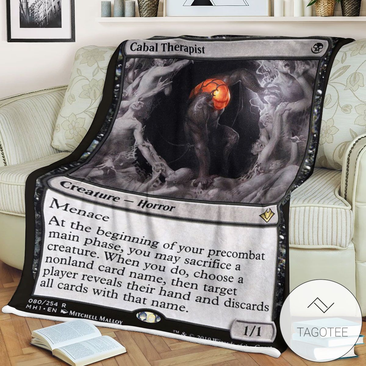 Mh1 80 Cabal Therapist Mtg Game Magic The Gathering Blanket Mh1 80 Cabal Therapist Mtg Game Magic The Gathering Blanket