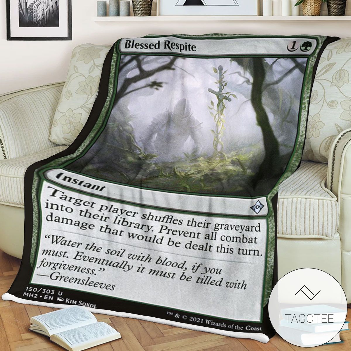 Mh2 150 Blessed Respite Mtg Game Magic The Gathering Blanket Mh2 150 Blessed Respite Mtg Game Magic The Gathering Blanket