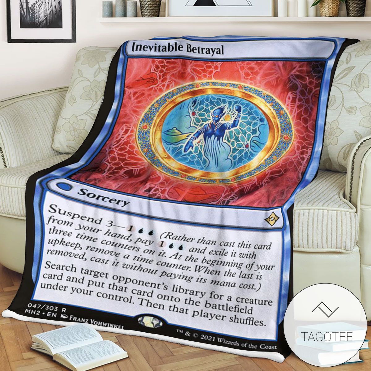 Mh2 47 Inevitable Betrayal Mtg Game Magic The Gathering Blanket Mh2 47 Inevitable Betrayal Mtg Game Magic The Gathering Blanket