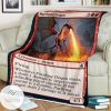 Mid 155 Purifying Dragon Mtg Game Magic The Gathering Blanket