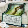 Mid 189 Might Of The Old Ways Mtg Game Magic The Gathering Blanket