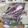 Mighty Morphin Pink Power Ranger Custom Soft Blanket