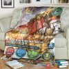 Mighty Morphin Power Rangers Tyrannosaurus Dinozord Custom Soft Blanket