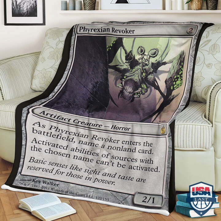Mtg Magic The Gathering Phyrexian Revoker Quilt Blanket Mtg Magic The Gathering Phyrexian Revoker Quilt Blanket