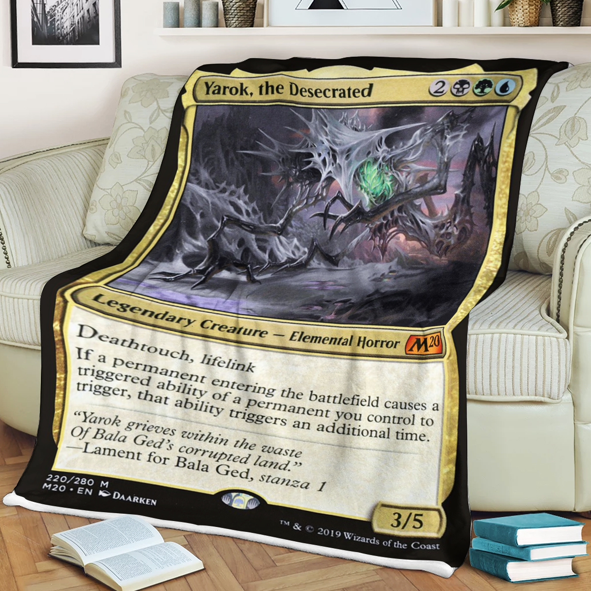 Mtg Magic The Gathering Yarok The Desecrated Blanket Mtg Magic The Gathering Yarok The Desecrated Blanket