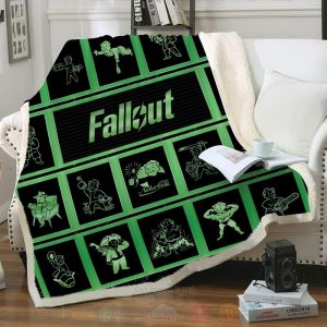 Nuclear Fallout Custom Throw Blanket