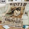 One Piece Monkey D Luffy Soft Blanket 2