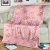 Pink Akatsuki Pattern Blanket