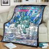 Pokemon Glaceon Hybrid Vmax Stain Glass Blanket