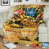 Pokemon M Lucario Ex Furious Fists Blanket