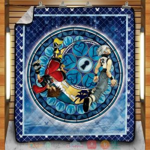 Riku And Sora Quilt Blanket