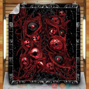 Sharingan Eyes Quilt Blanket