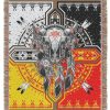 Skull Native Animal American Pattern Blanket