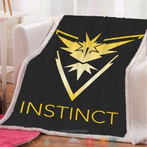 Team Instinct Throw Blanket