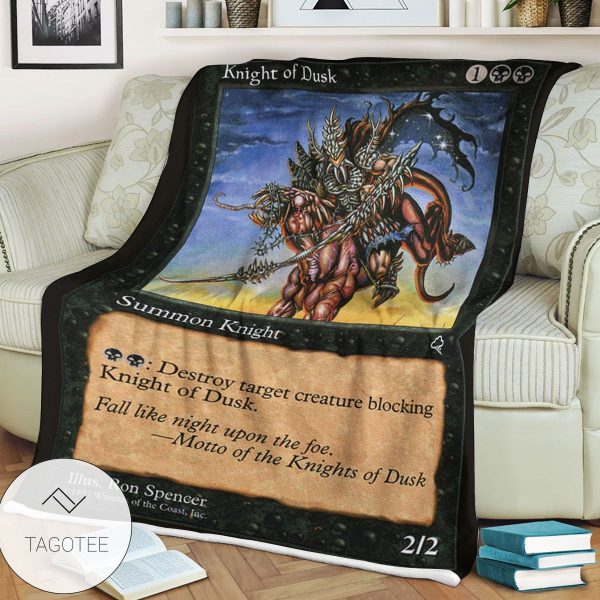 Tempest Tmp 140 Knight Of Dusk Mtg Blanket Tagotee