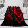 The Vampire Diaries Red Rose Blanket 384