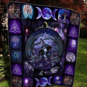 Tree Of Life Wicca Quilt Blanket