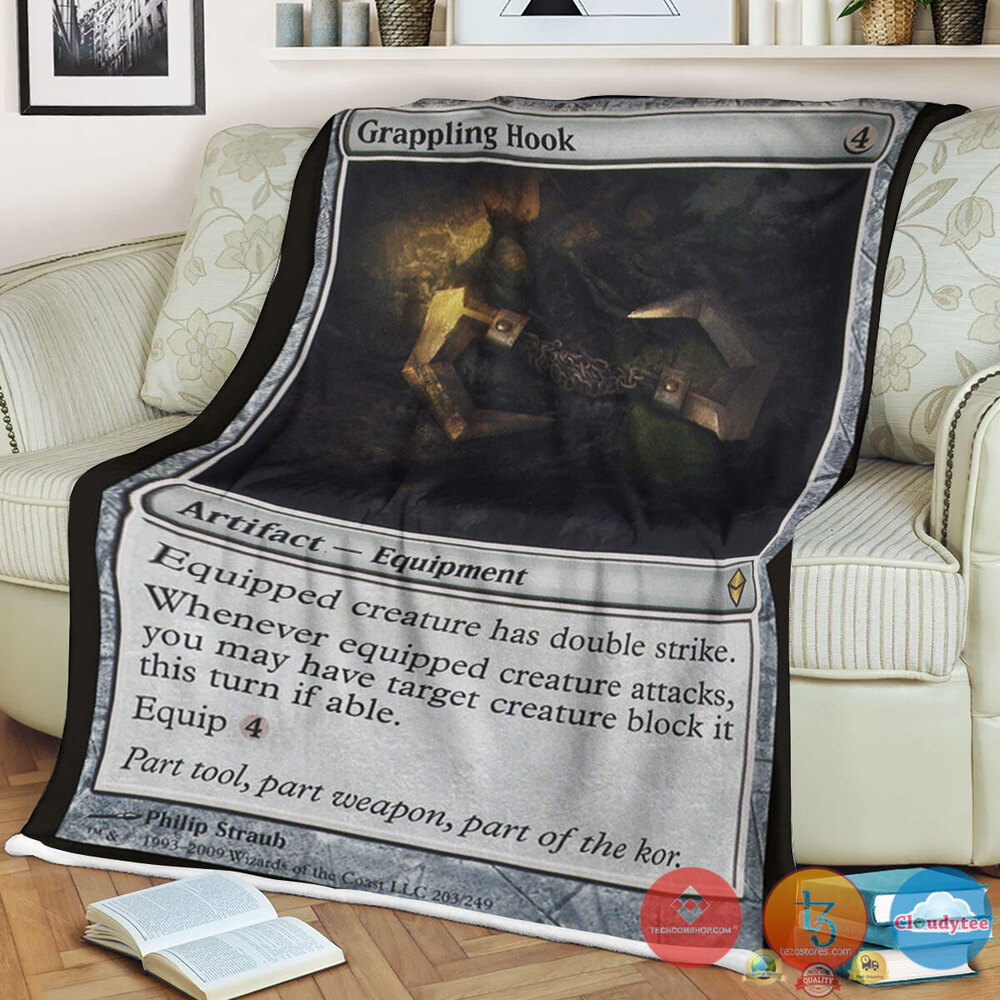 Zen 203 Grappling Hook Fleece Blanket Zen 203 Grappling Hook Fleece Blanket