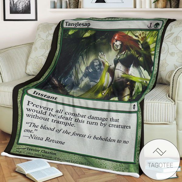 Zendikar 186 Tanglesap Mtg Blanket