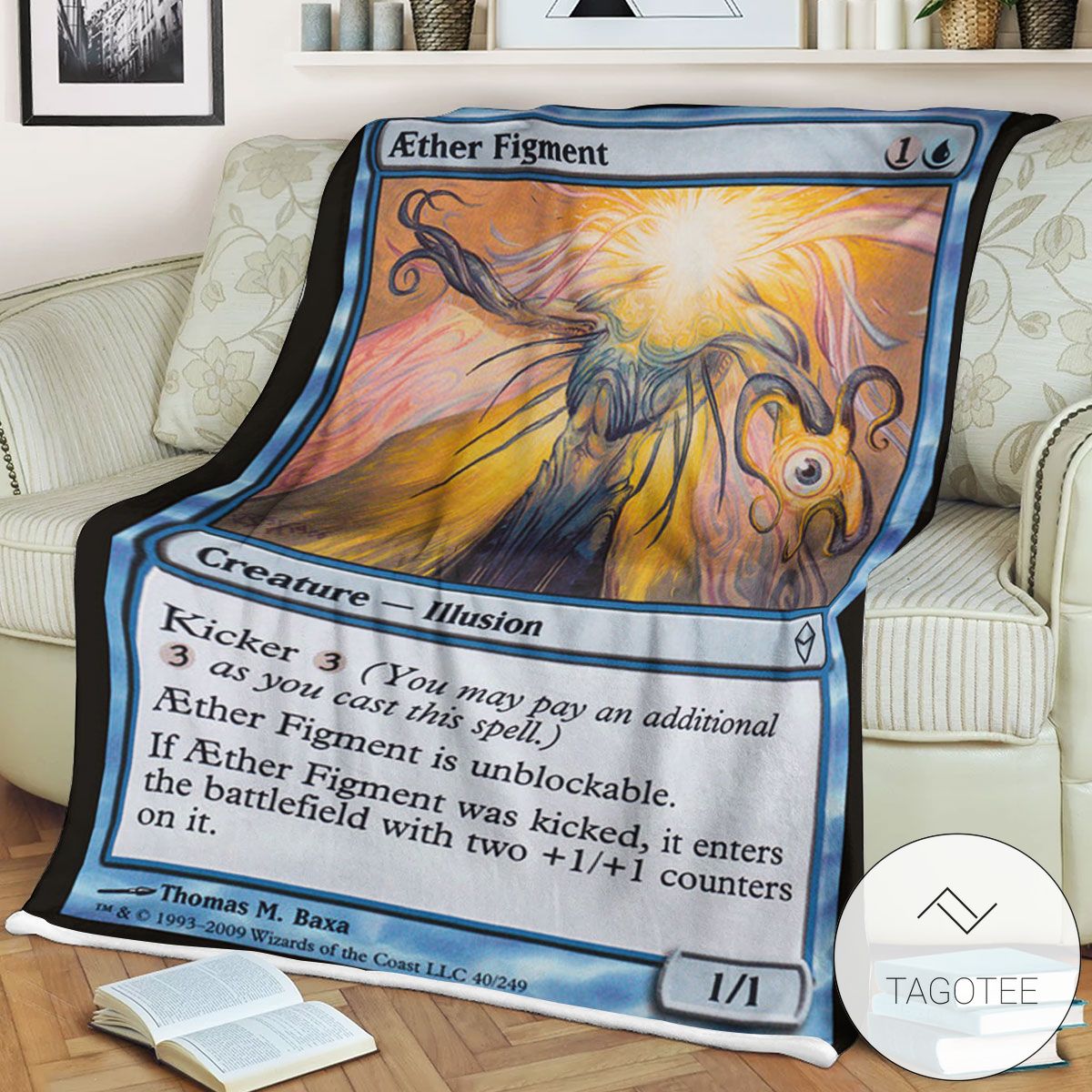 Zendikar 40 Aether Figment Mtg Blanket Zendikar 40 Aether Figment Mtg Blanket
