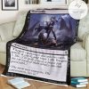 Znr 114 Mind Drain Mtg Game Magic The Gathering Fleece Blanket