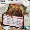 Znr 173 Tuktuk Rubblefort Mtg Game Magic The Gathering Fleece Blanket