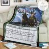 Znr 205 Springmantle Cleric Mtg Game Magic The Gathering Fleece Blanket