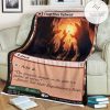Znr 261 Cragcrown Pathway Mtg Game Magic The Gathering Fleece Blanket