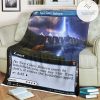 Znr 333 Sea Gate Reborn Mtg Game Magic The Gathering Fleece Blanket