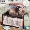 Znr 353 Shatterskull Charger Mtg Game Magic The Gathering Fleece Blanket