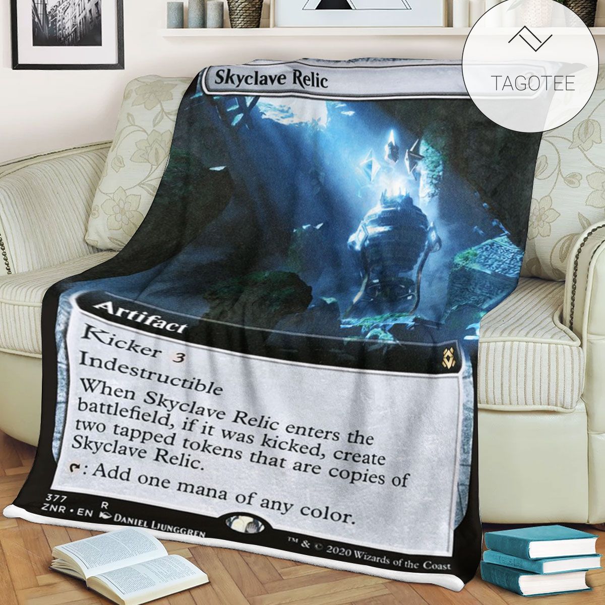 Znr 377 Skyclave Relic Mtg Game Magic The Gathering Fleece Blanket Znr 377 Skyclave Relic Mtg Game Magic The Gathering Fleece Blanket