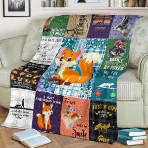 Shn Easily Distracted By Fox Blanket