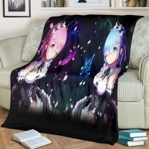 Rezero Starting Life In Another World Premium Blanket
